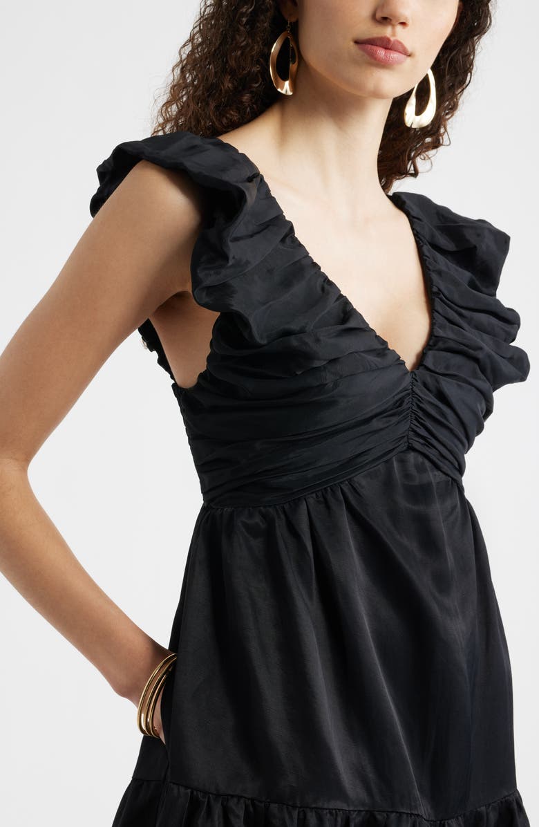 Chelsea28 Ruched Tiered Mini Sundress, Alternate, color, 