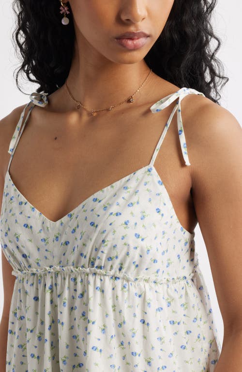 Bp. Tiered Cotton Minidress In Multi