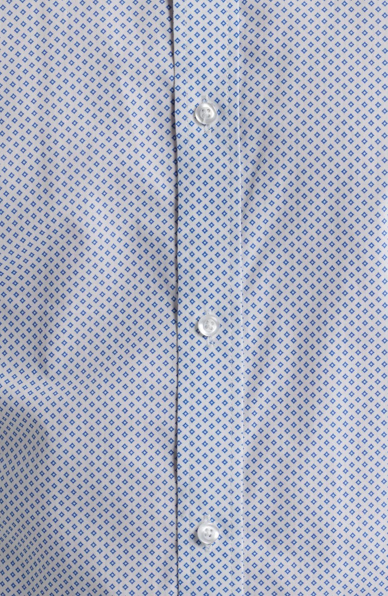 DANIEL HECHTER Paris Modern Fit Neat Geometric Print Cotton Dress Shirt, Alternate, color,