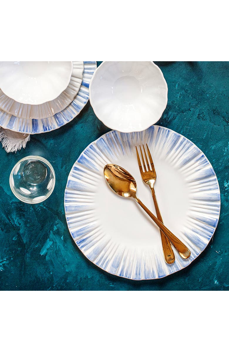 VIETRI Bari Small Round Platter, Alternate, color, Blue