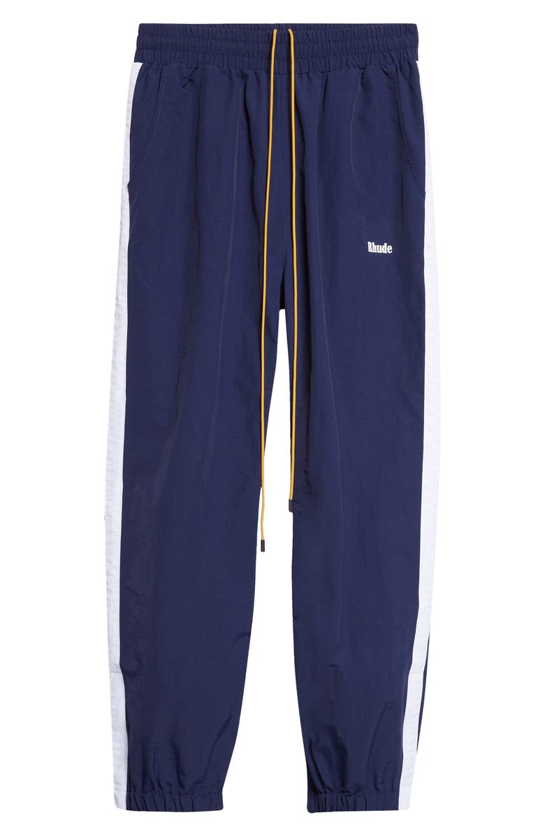 Rhude Sailing Competition Joggers, Alternate, color, Navy/ White
