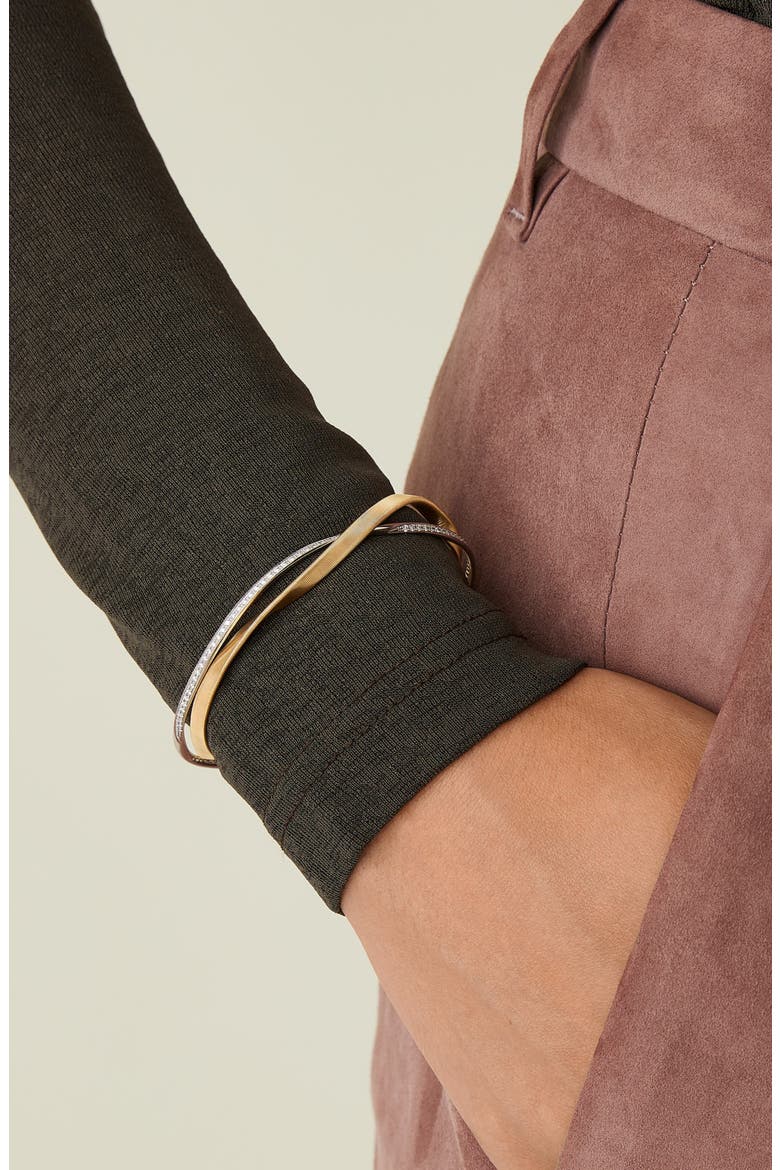 Marrakech Layered Bangle, Alternate, color, 14K TWO TONE GOLD