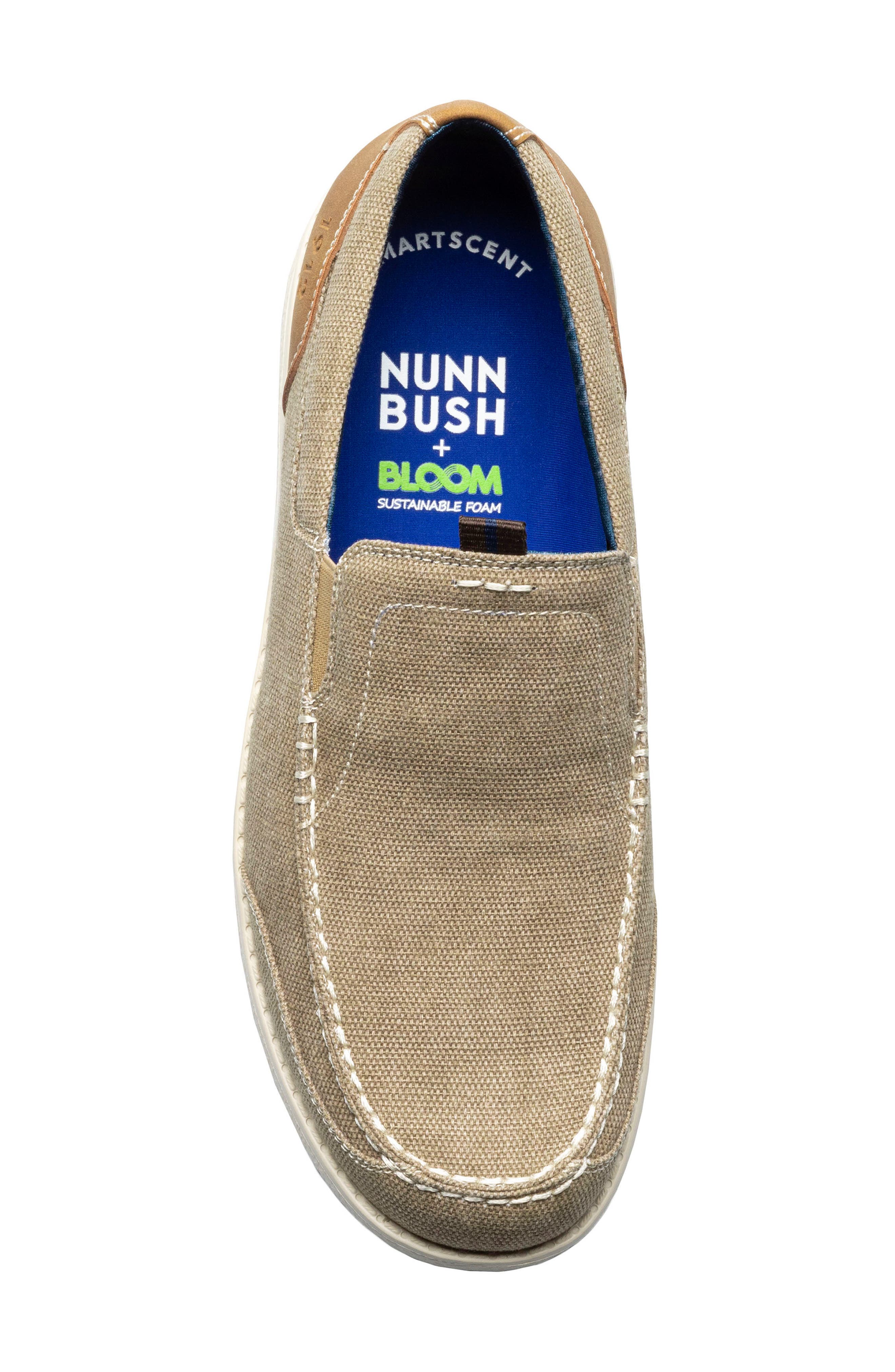 Brewski Organic Cotton Slip-On Sneaker- Wide Width Available, Alternate, color, STONE
