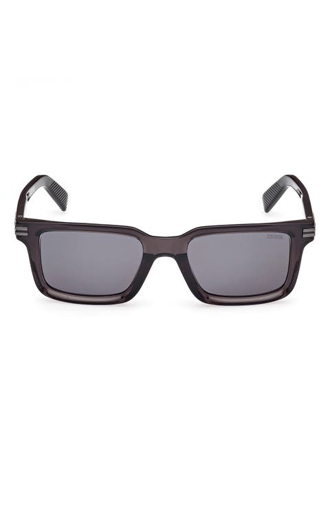 53mm Rectangular Sunglasses
