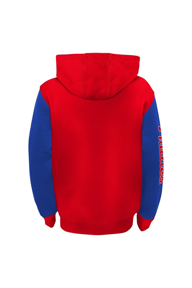 Toddler Red Philadelphia Phillies Postcard Full-Zip Hoodie, Alternate, color, Red