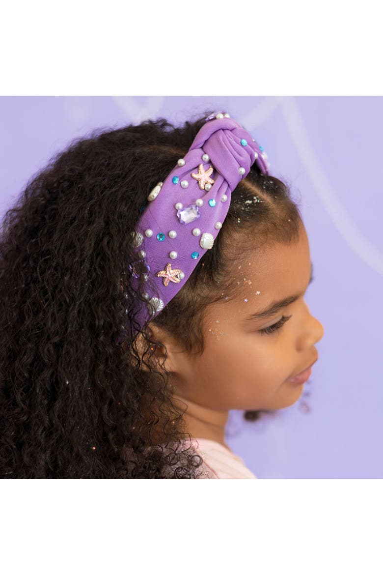 Mermaid Gemstone Headband, Alternate, color, Lavender