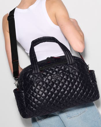 MZ Wallace Jimmy Deluxe Quilted Nylon Duffle Bag | Nordstrom