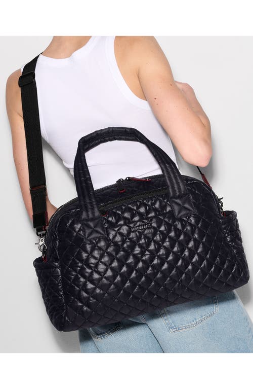 Mz Wallace Jimmy Deluxe Quilted Nylon Duffle Bag