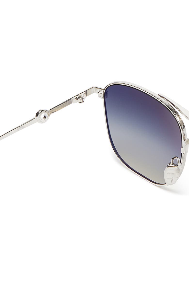 VADA Gator Sunglasses, Alternate, color, Silver Titanium