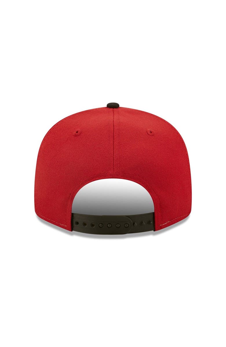 New Era Men's New Era White/Black Arizona Cardinals Retro Sport 9FIFTY Snapback Hat, Alternate, color,