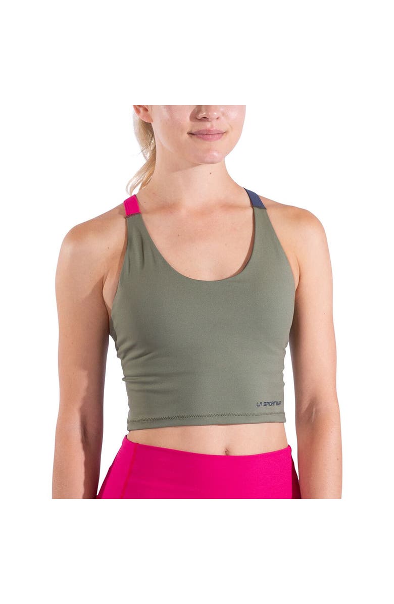 La Sportiva Cosmosis Bra Tank Top - Women's, Alternate, color, Cypress/Night Sky