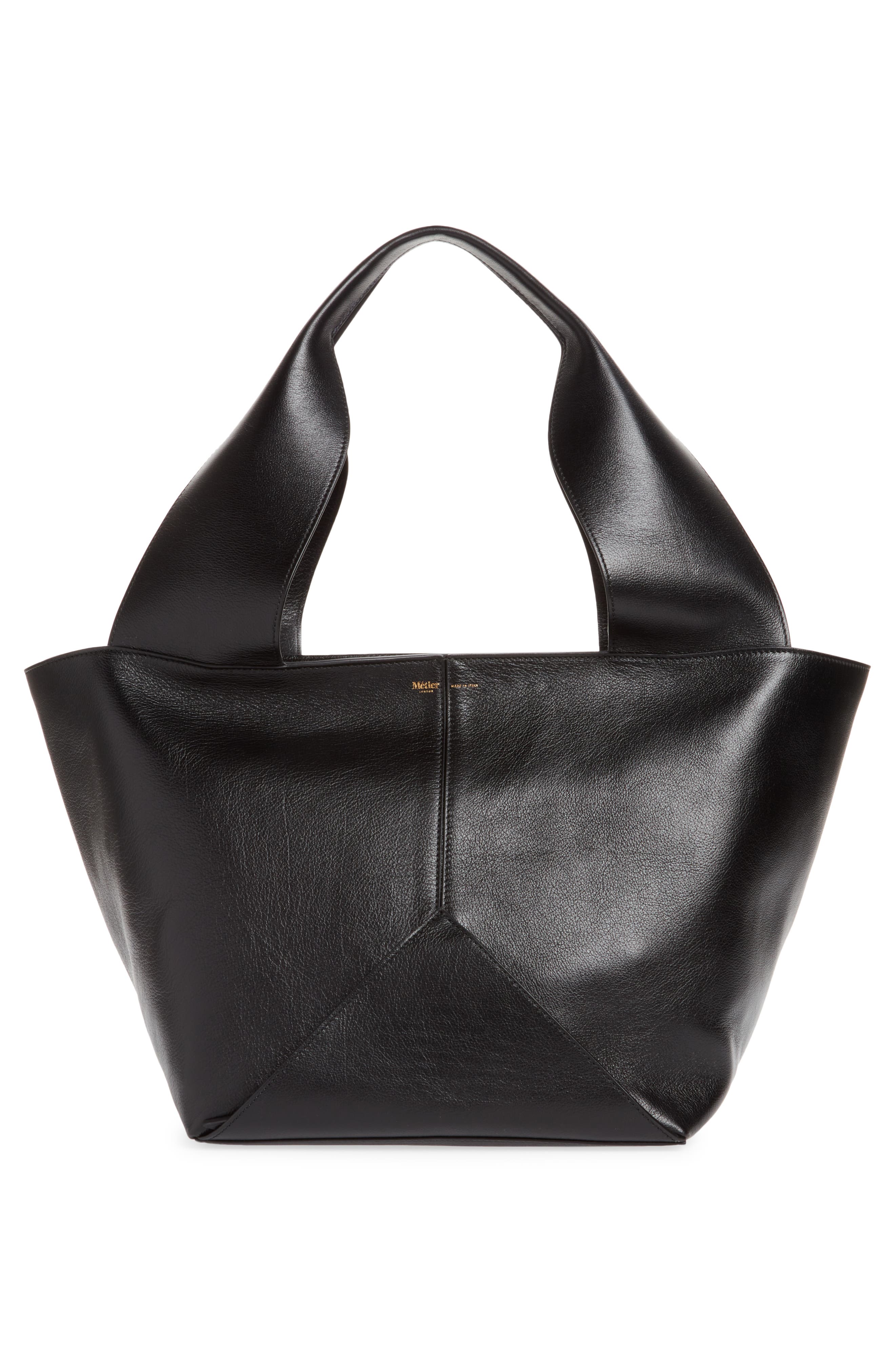 Métier London Market Leather Shopper Tote, Alternate, color, 