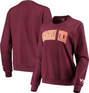 COLOSSEUM Women's Colosseum Maroon Virginia Tech Hokies Campanile Pullover Sweatshirt