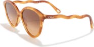 Chloé 57mm Round Sunglasses