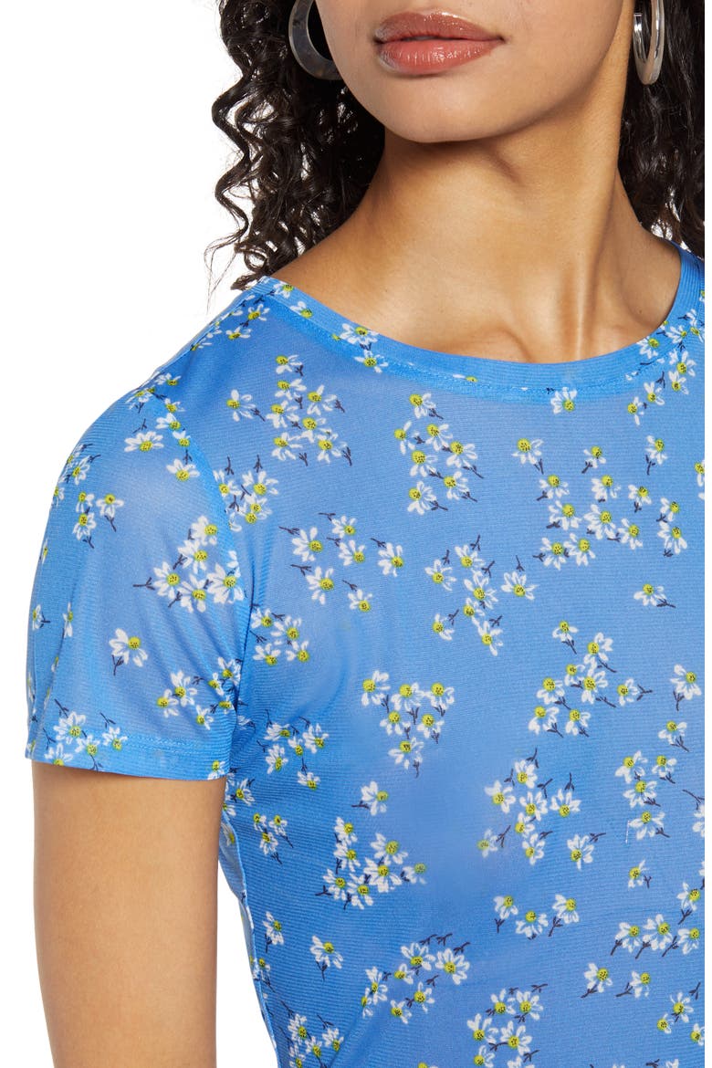Crewneck Mesh Top, Alternate, color, BLUE CAMP MOXIE FLORAL