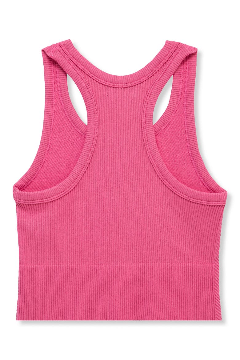 Kids' Chevron Rib Knit Tank Top, Alternate, color, PINK