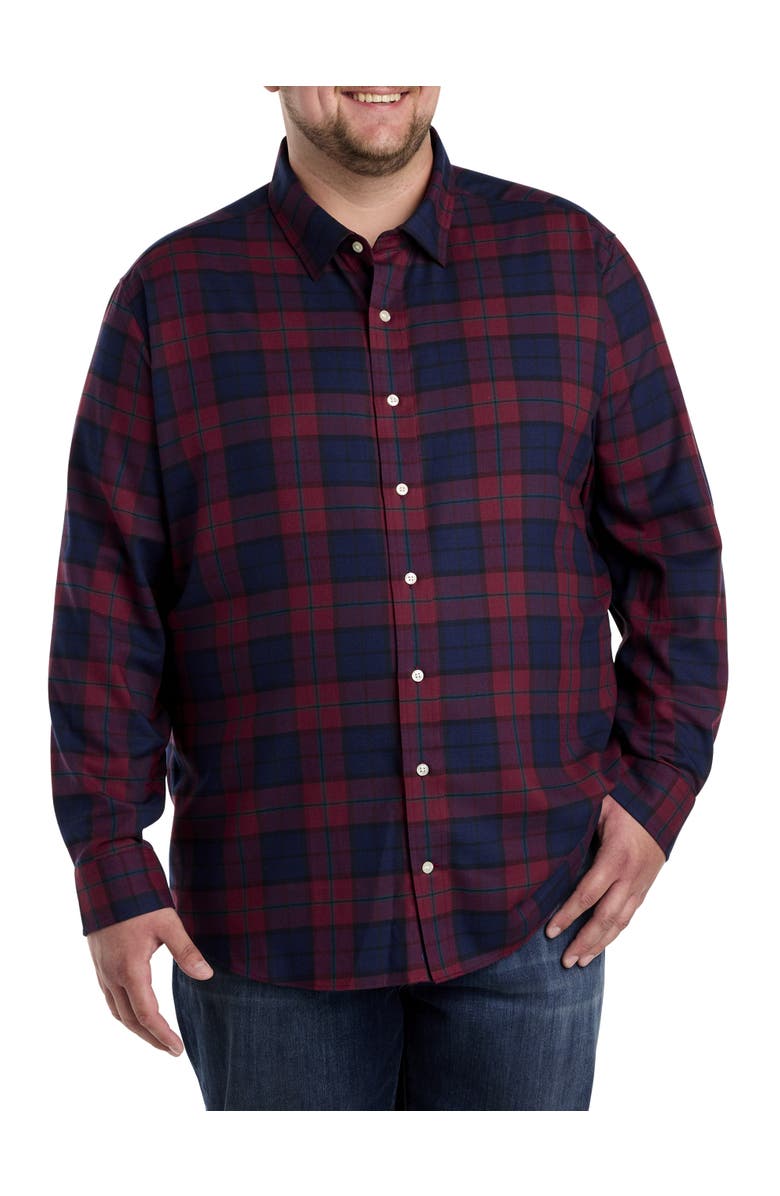 vineyard vines Big 
Tall Plaid Flannel Sport Shirt, Alternate, color, 