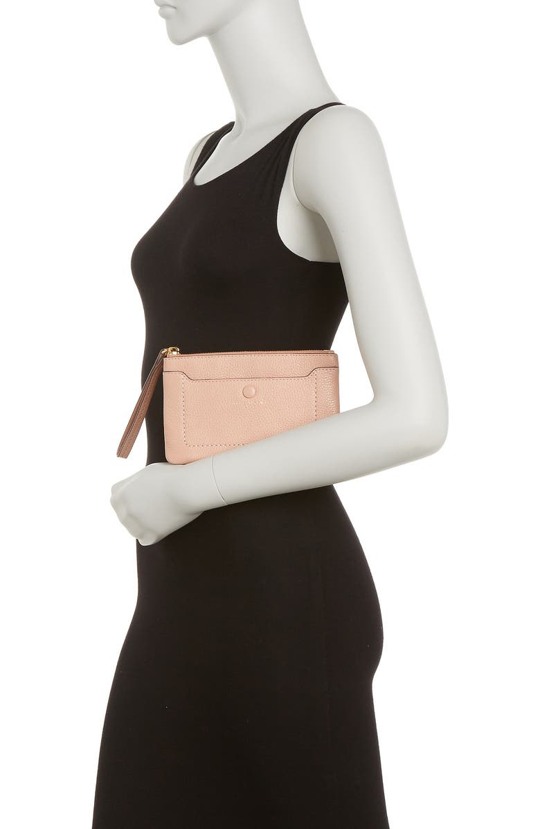 Marc Jacobs Empire City Leather Wristlet, Alternate, color,