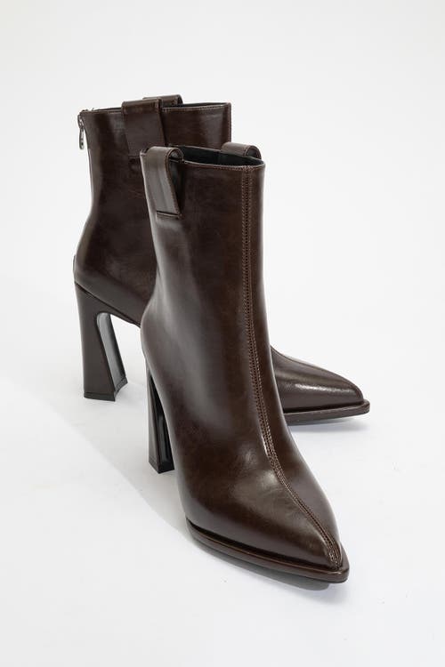 Prologue Shoes Aja Block Heel Convertible Knee High Boot In Multi