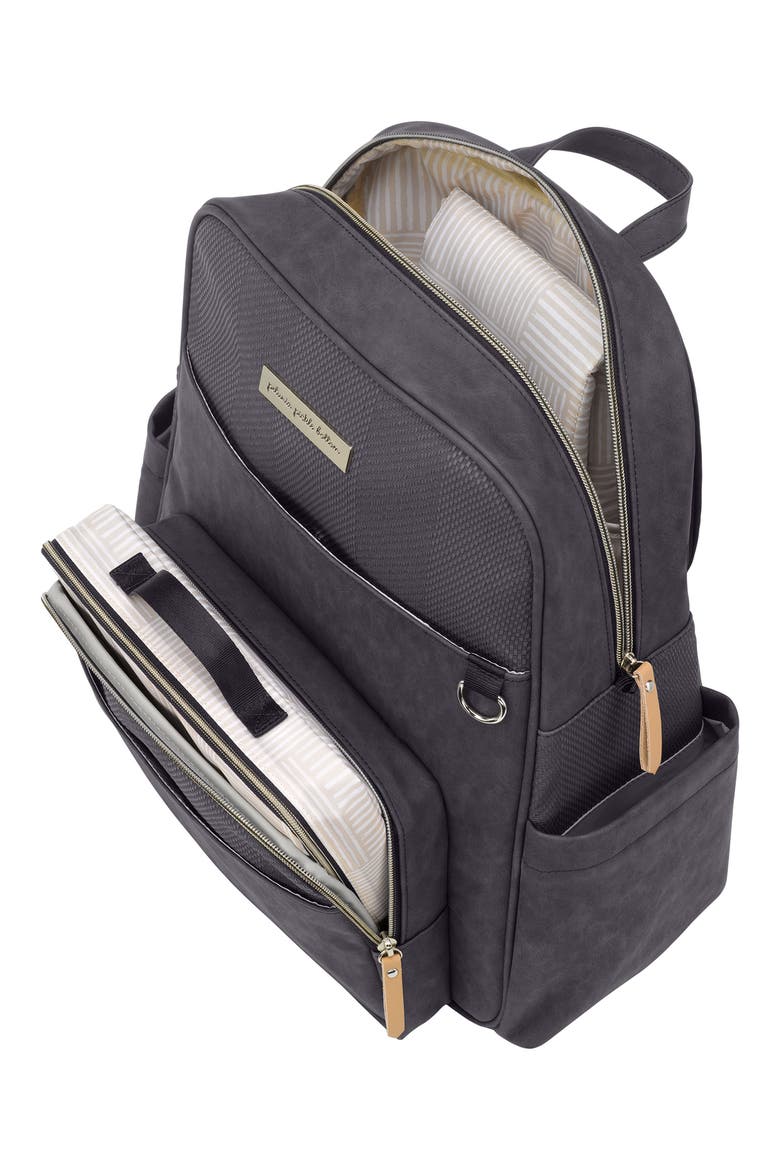 Sync Water Resistant Diaper Backpack, Alternate, color, BLACK