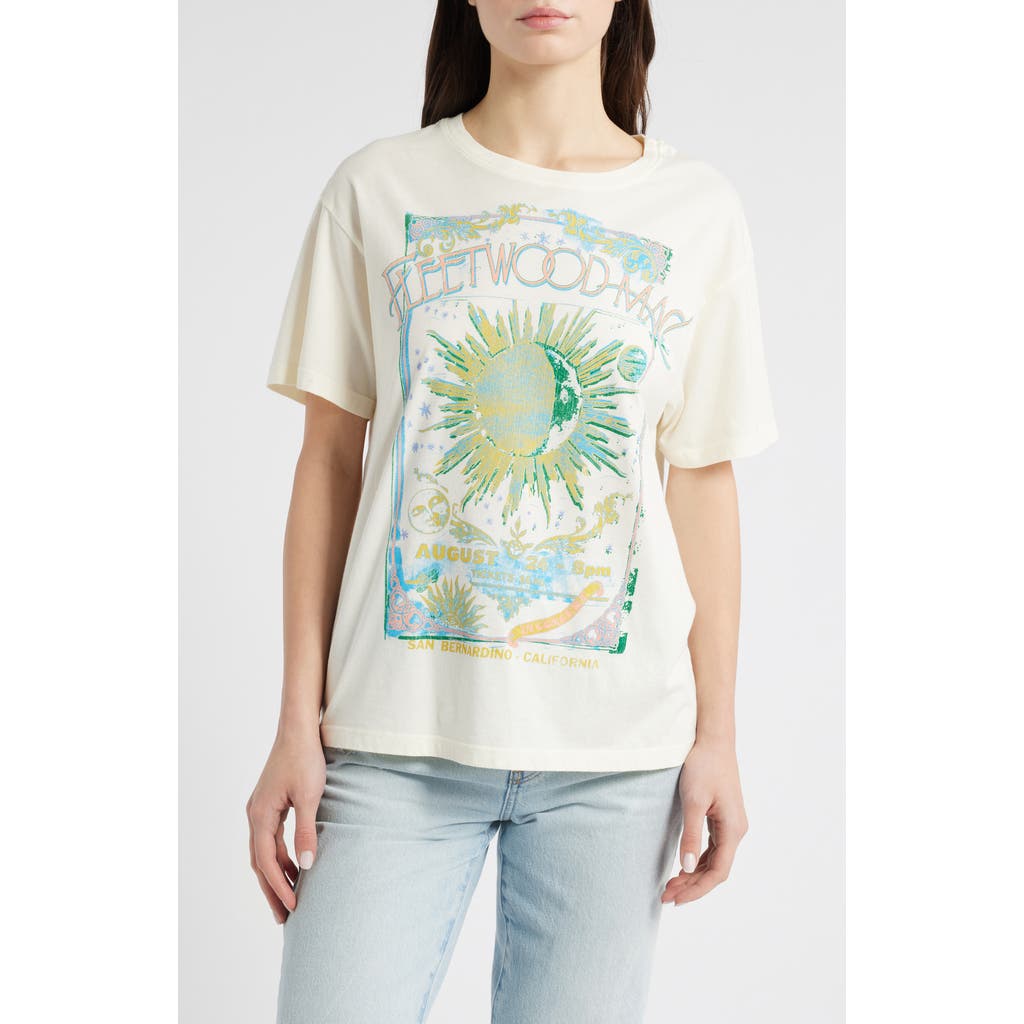 Daydreamer Fleetwood Mac Dreams Cotton Graphic T-shirt In Stone Vintage