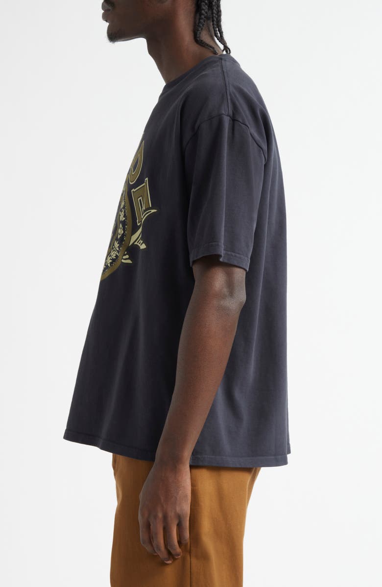 Rhude Black Caviar Graphic T-Shirt, Alternate, color,