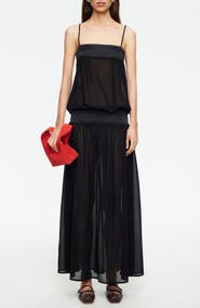 LIONESS Gracia Sleeveless Chiffon Maxi Dress