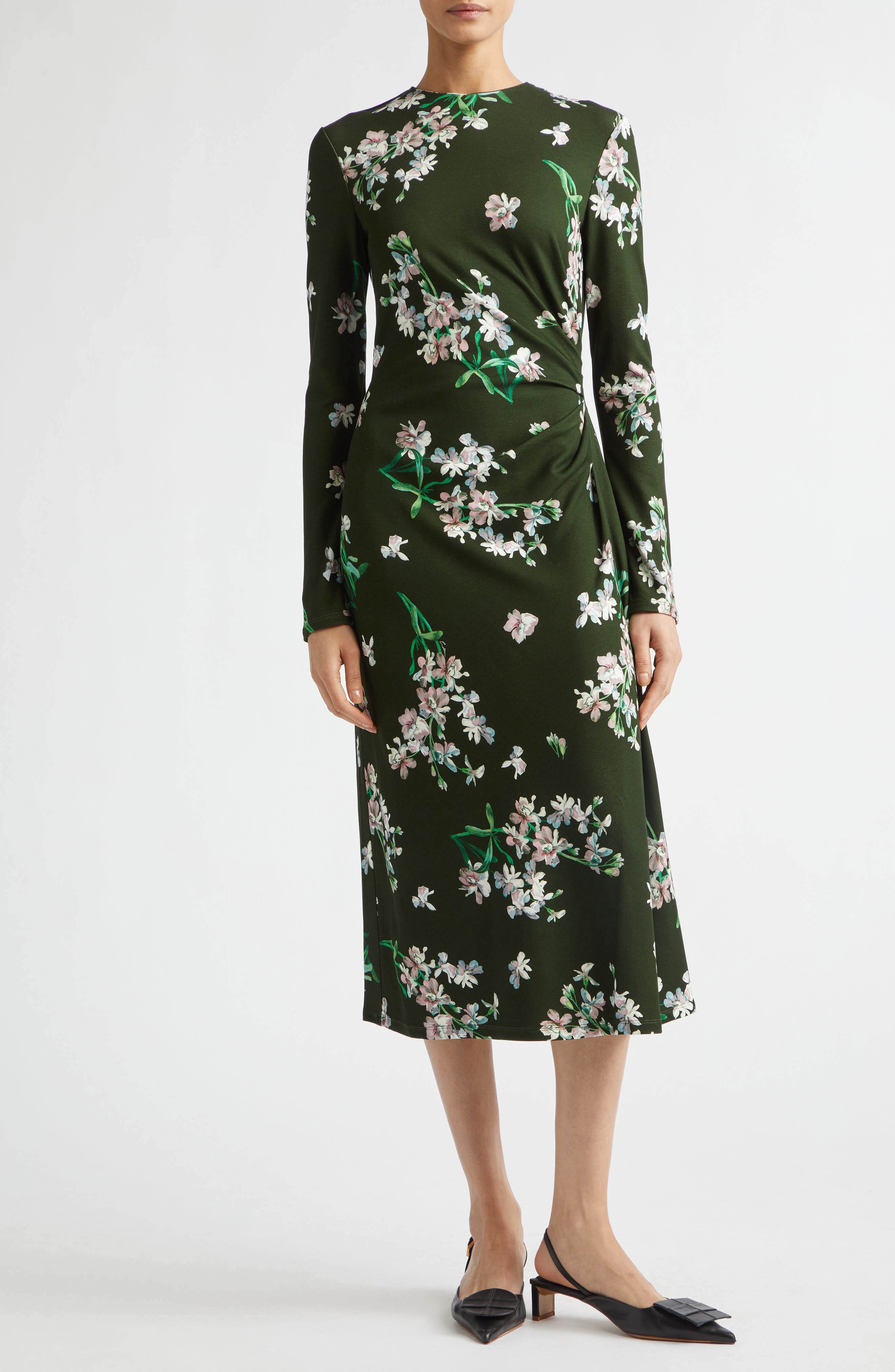 selected PAINTED ORCHID FOREST GREEN
