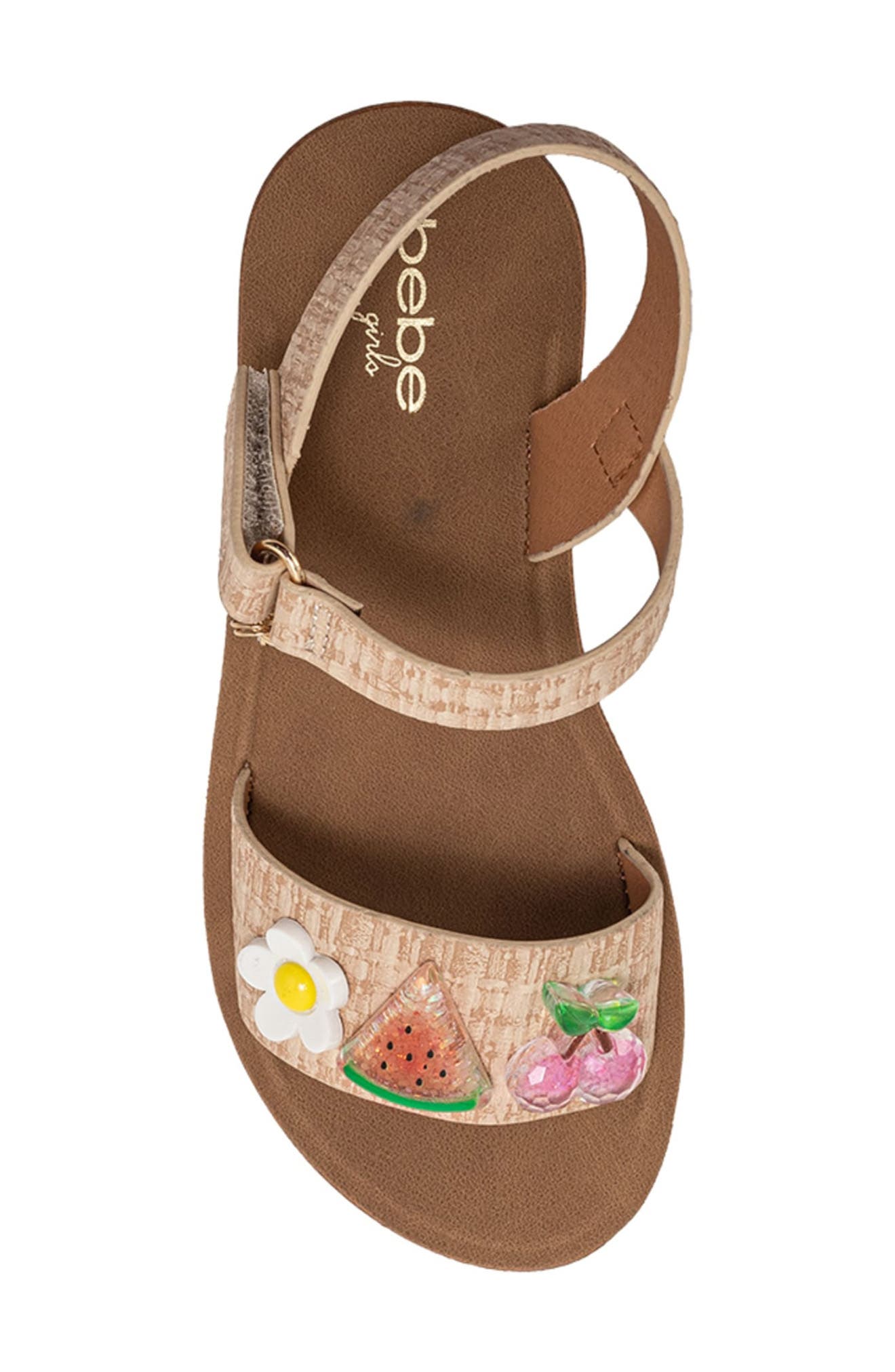 bebe Kids' Bea Sandal, Alternate, color, 