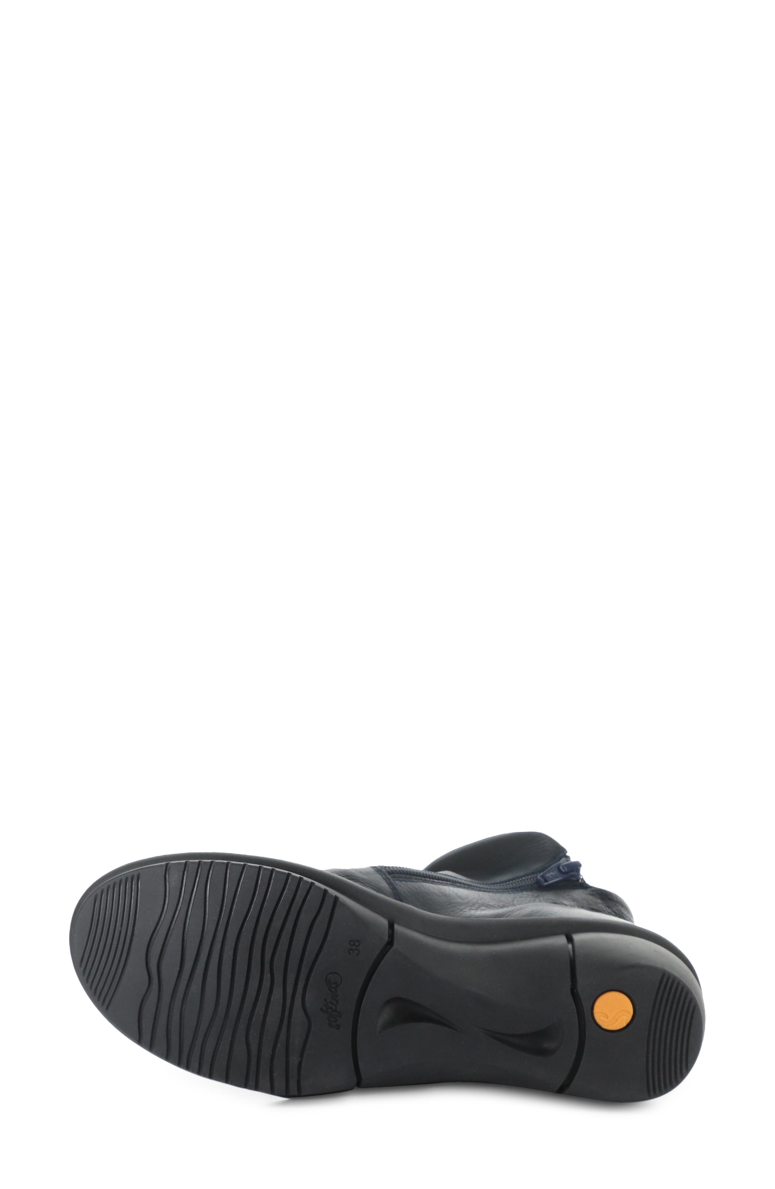Softinos by Fly London Rara Wedge Bootie, Alternate, color, Navy