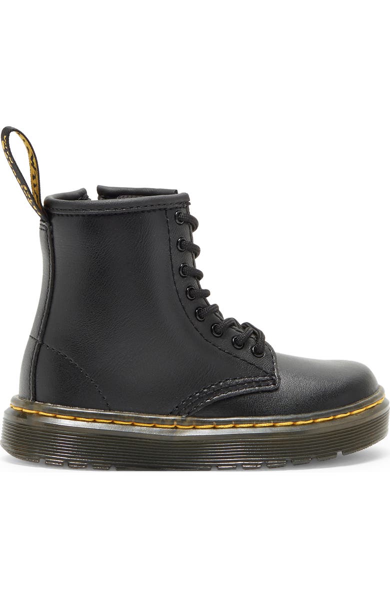 Dr. Martens Kids' Zavala Combat Boot, Alternate, color, Black
