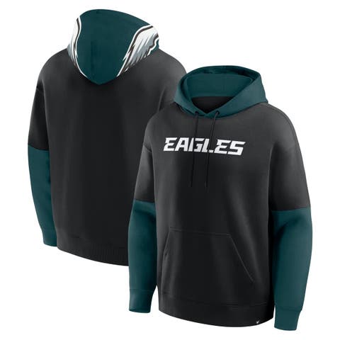 Men's Fanatics Black Philadelphia Eagles Helmet Pullover Hoodie
