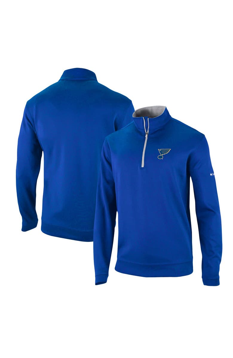 Columbia Men's Columbia Blue St. Louis Blues Wickham Hills Omni-Wick Quarter-Zip Jacket, Alternate, color, Blue