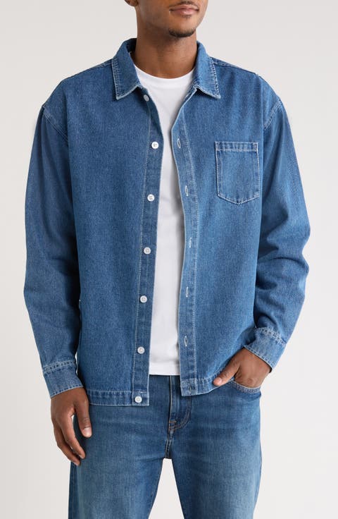 Tinari Denim Button-Up Shirt