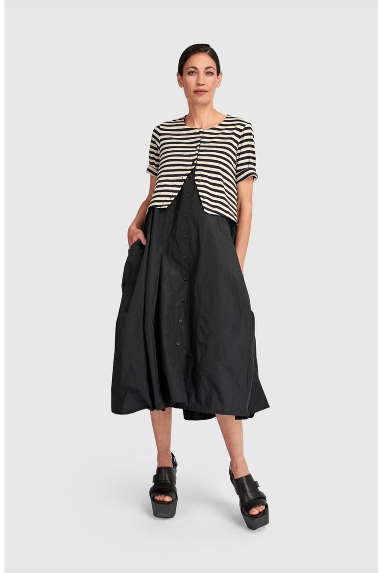 Tiebreaker Dress, Main, color, Stripes