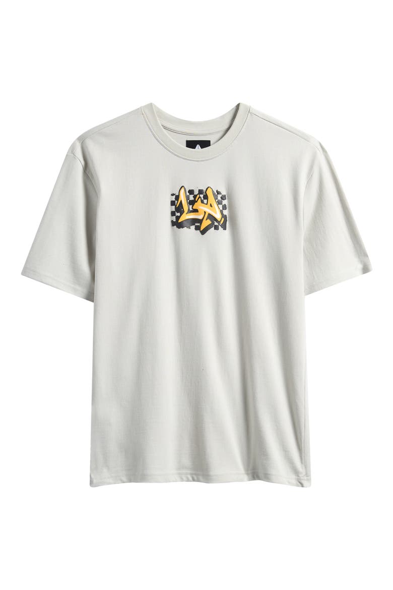 Kids' Graffiti Graphic T-Shirt, Main, color, OYSTER MUSHROOM/ CITY TAG