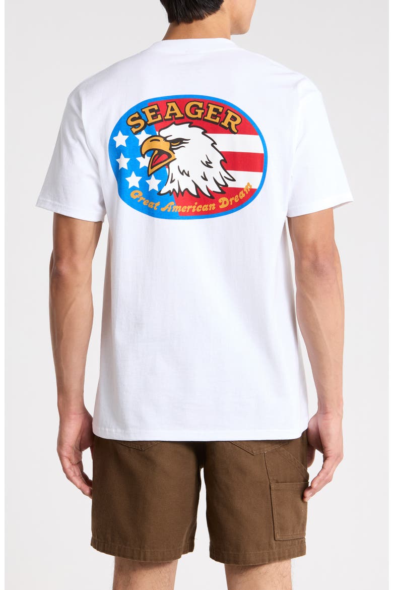 Great American Dream Cotton Graphic T-Shirt, Alternate, color, WHITE