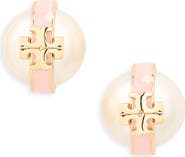 Tory Burch Moondance Faux Pearl Stud Earrings