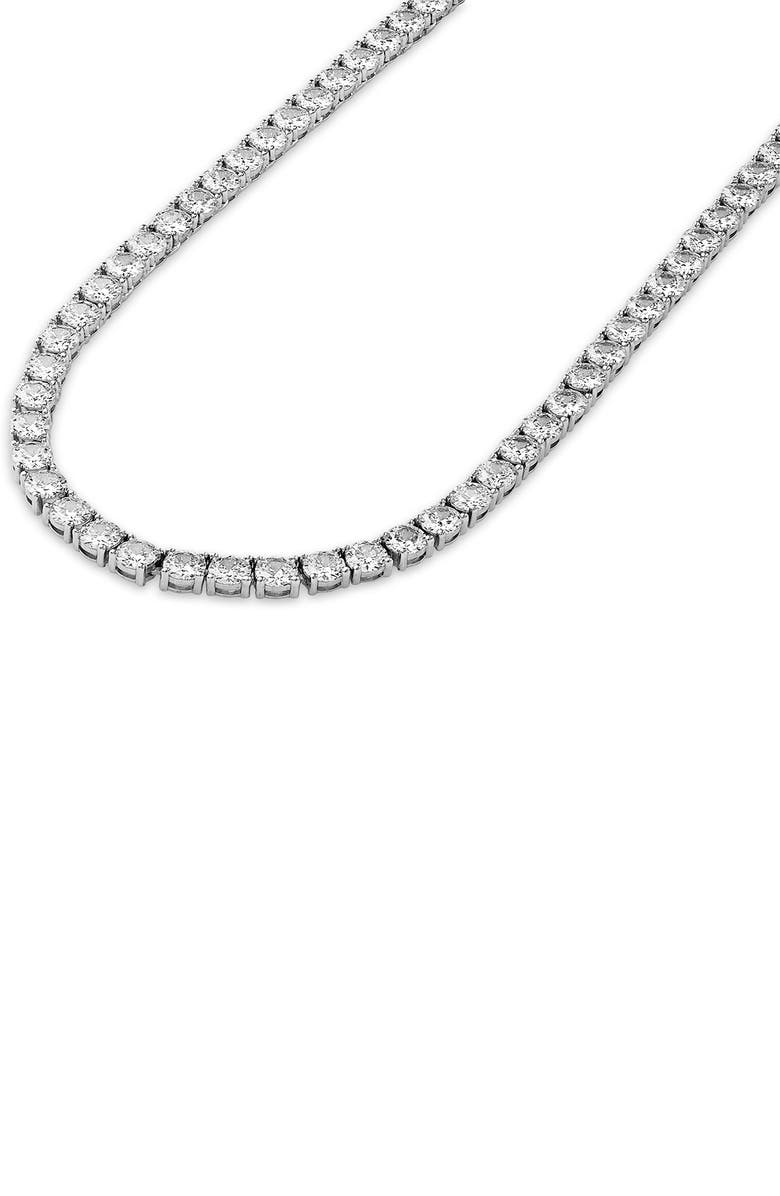 Esquire Men's Cubic Zirconia Chain Necklace, Alternate, color, 