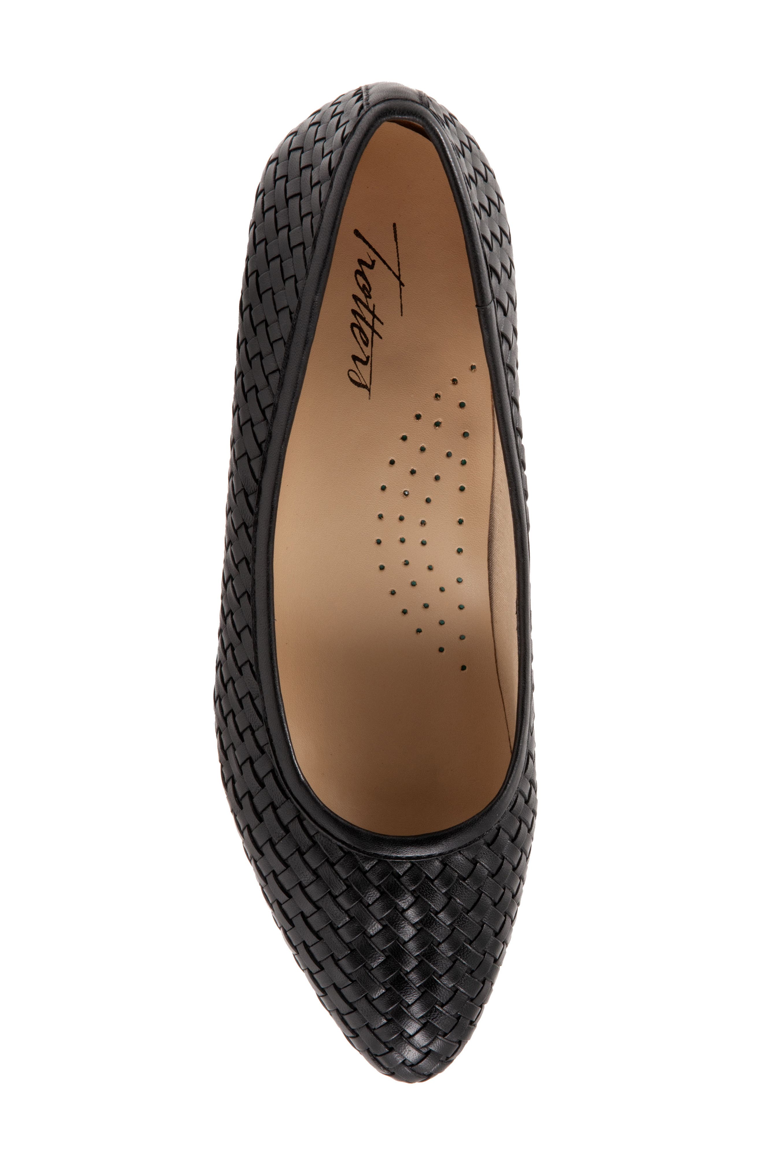 Trotters Jade Woven Pointed Toe Shoe, Alternate, color, 
