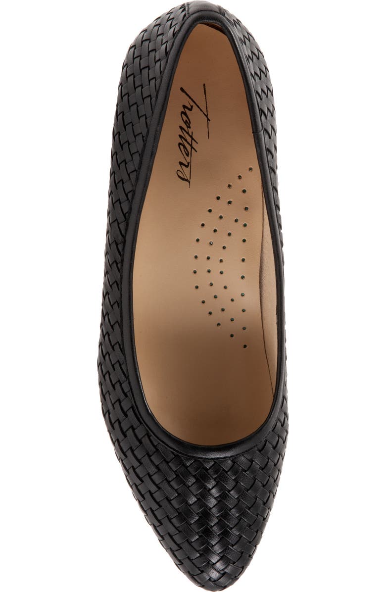Trotters Jade Woven Pointed Toe Shoe, Alternate, color,