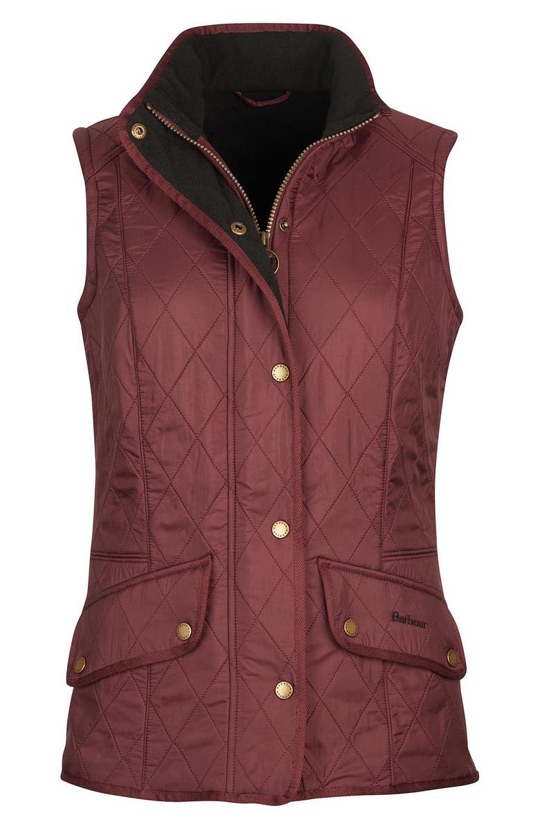 Barbour Cavalry Fleece Lined Gilet Vest, Alternate, color,