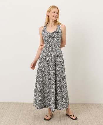 pact fit and flare open back maxi dress Fit & Flare Open Back Maxi Dress main image 0