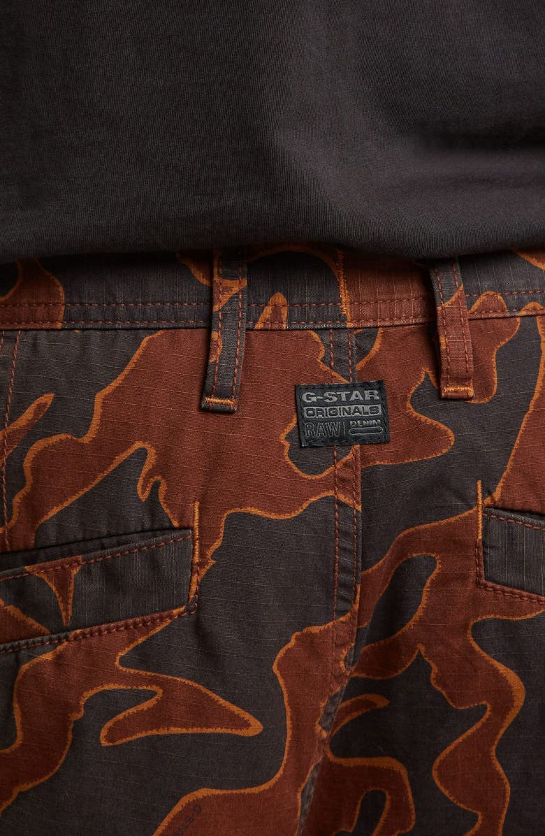 G-STAR Abstract Camo Print Cotton Cargo Pants, Alternate, color, 
