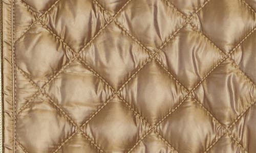 Bcbgeneration Diamond Quilted Hooded Jacket In Bronze