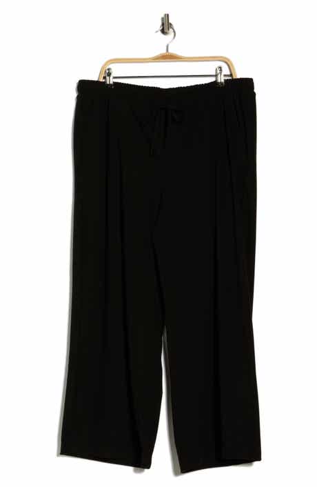 MAX STUDIO Drawstring Waist Wide Leg Pants