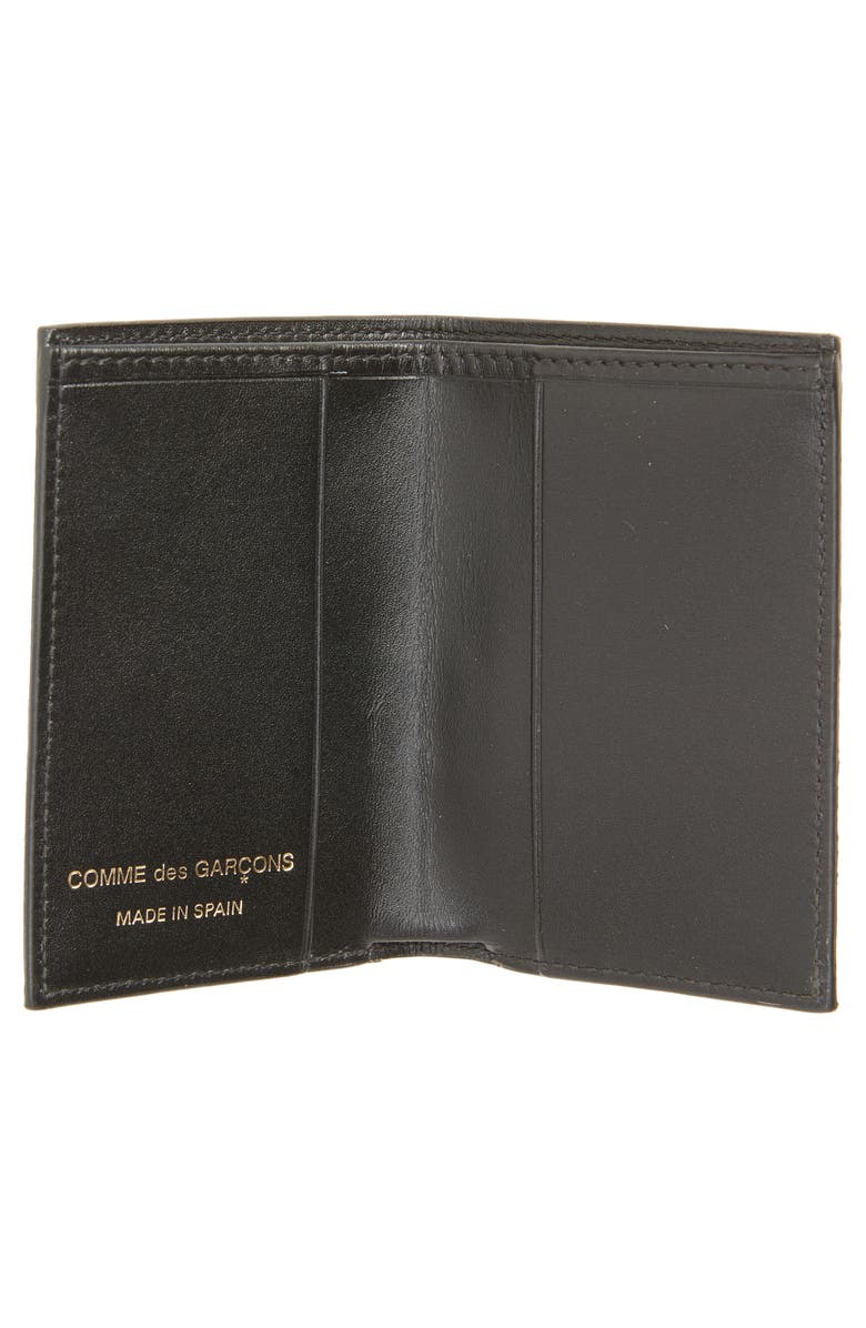 Comme des Garçons Wallets Tartan Patchwork Card Case, Alternate, color, Green