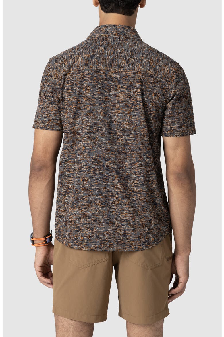 Astroman Short Sleeve Sun Shirt, Alternate, color, SEDONA TRAVERSE PRINT