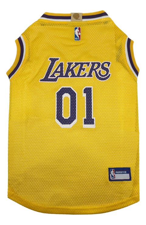 LA Lakers Basketball Mesh Dog Jersey