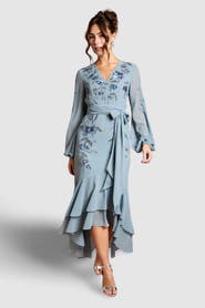 Coast Embellished High Low Maxi Dress